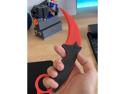 karambit couteau cs benalalouf 3d print model - Mito3D