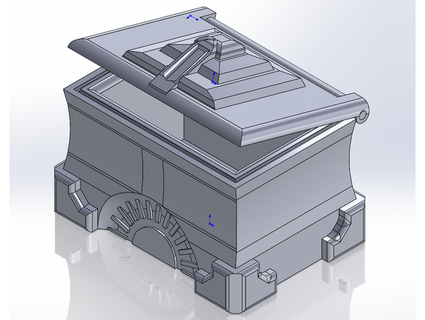 dungeon treasurebox fasermok 3d print model - Mito3D