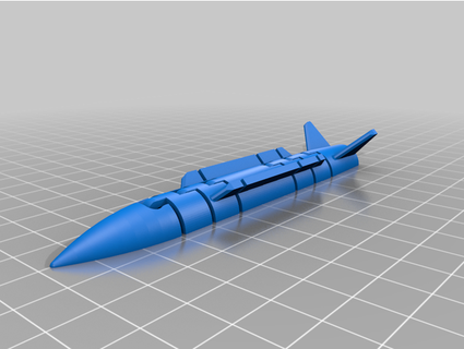 another articulated rocket 2 hsiehty 3d print model - Mito3D