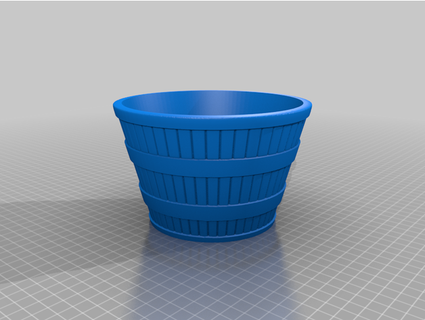 wooden planter spacelord87 3d print model - Mito3D