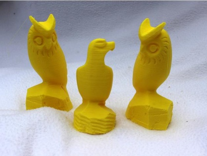 ironwood desert bird carvings pmoews 3d print model - Mito3D