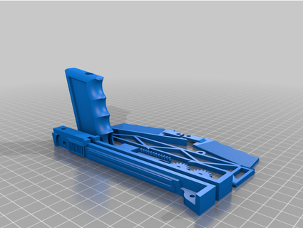 rubber band launcher gigatrix 3d print model - Mito3D