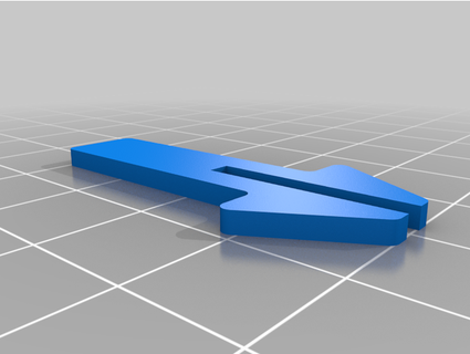 freccia Filatura superiore pensieropegasi 3d print model - Mito3D