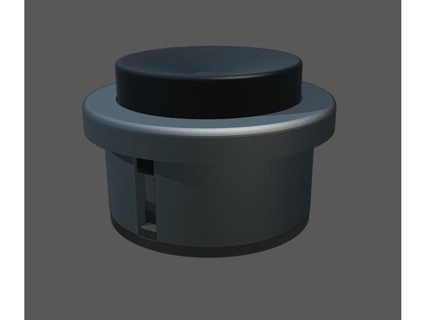 blake's 7 tierra frita botón trabajando neófilo 3d print model - Mito3D
