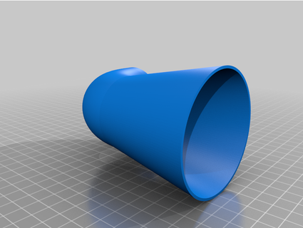 simple sound deflector fullturkey 3d print model - Mito3D