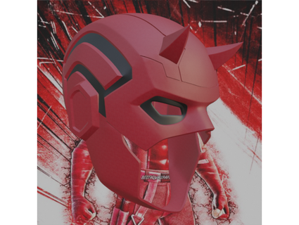 daredevil inspired fortnite helmet budwin 3d print model - Mito3D