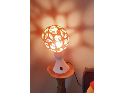 70s style table-lamp holyolie 3d print model - Mito3D