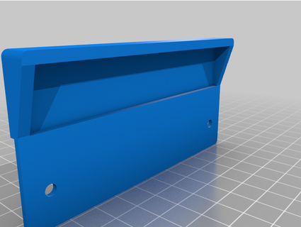 sliding door handle mynamewastuk 3d print model - Mito3D