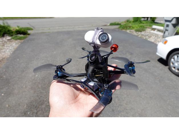 insta360 go2 Vibration Isolation Montage iflight a85 emax Babyhawk ii kai shiden 72 3D print model - Mito3D