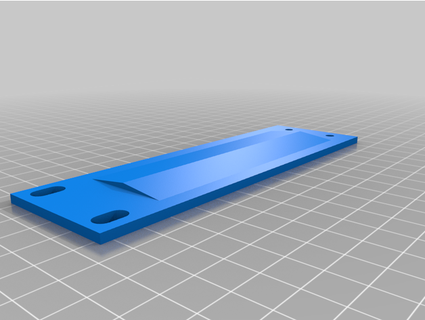 Gestell Teller Klare Sicht Blau Ballaststoff Kassette Einfügung 3d print model - Mito3D