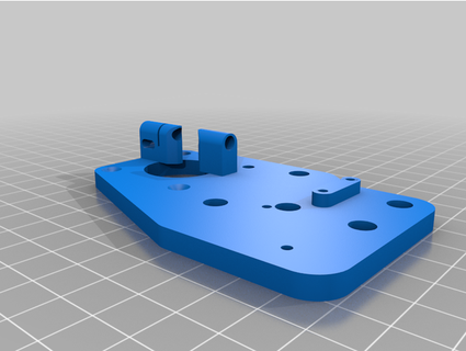 micro swiss direct drive 3dfused x gantry linear rail adaptor antikieran 3d print model - Mito3D