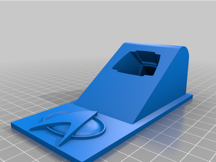 stng phaser display stand brucecally 3d print model - Mito3D