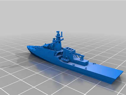 royal navy river class opv batch 2 1 1250 scale decapod 3d print model - Mito3D