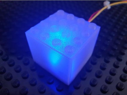 ligero bloquear rgb LED ky 016 módulo bloques máquina 3d print model - Mito3D