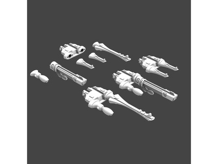 space elf classic jetbike weapons kalrath 3d print model - Mito3D