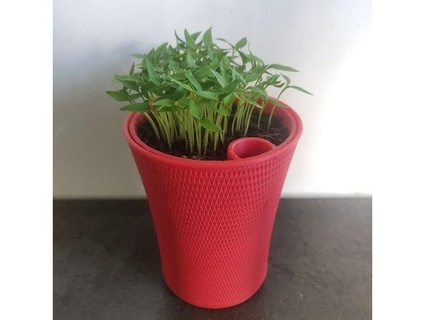 self watering bitki tencere lukki15 3d print model - Mito3D