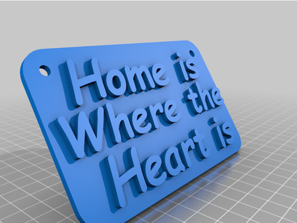 home heart awelshman 3d print model - Mito3D