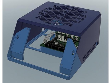 recinto dueto 3 mini framboesa pi 7i tela sensível toque niksha 3d print model - Mito3D