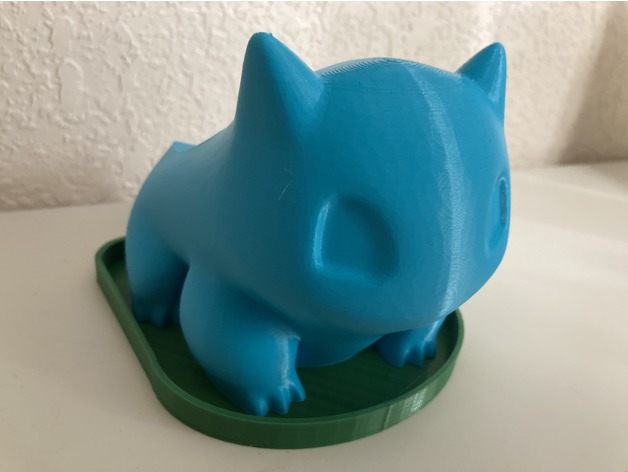 Tablett Bulbasaur Pflanzer more pylons 3D print model - Mito3D