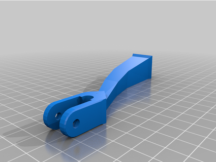 ender 3 filament top roller guide gh2020 3d print model - Mito3D
