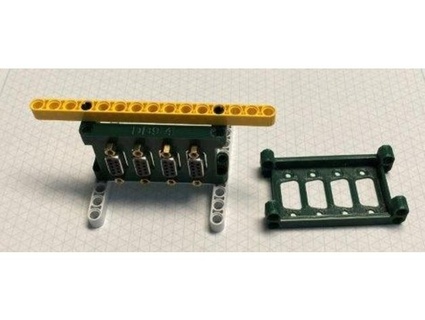 db 9 conector montagem suporte compatível Lego Tecnico fdavies 3d print model - Mito3D