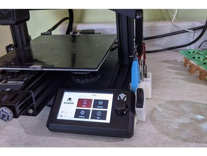 voxelab aquila control panel mount toolbox iliketodesign 3d print model - Mito3D
