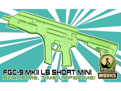 fgc9 mk ii lb corto mini desenredar 3d print model - Mito3D