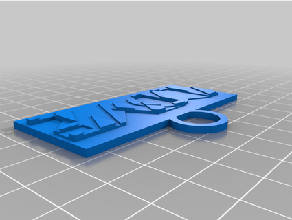 necesitar amor llave cadena taberú 3d print model - Mito3D