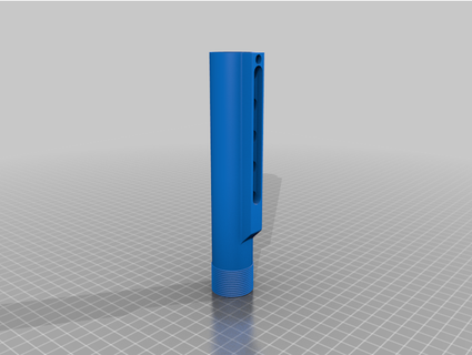 Milspec m4 tampon tube charliebrumbaugh 3d print model - Mito3D