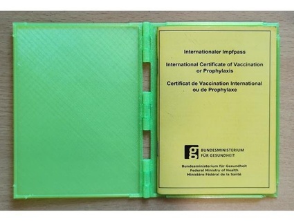 case international vaccination certificate retede 3d print model - Mito3D