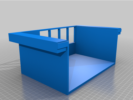 escrivaninha estante istalri dragon 3d print model - Mito3D