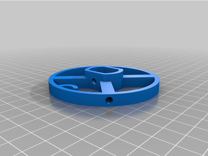 reaction wheel mount improved joshsat 3d print model - Mito3D