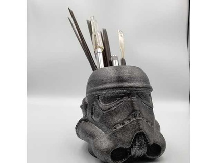 stormtrooper crayon titulaire soutien vigil98 3d print model - Mito3D
