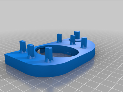 oralb toothbrush holder charger brokenthings 3d print model - Mito3D