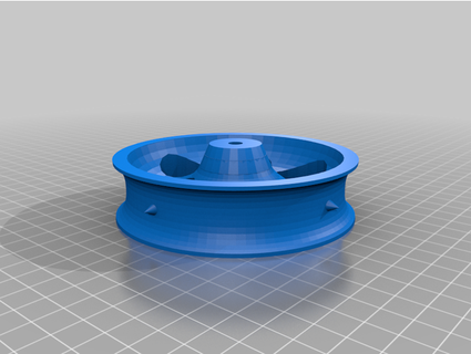 poussette roue jante ernstsonnengott 3d print model - Mito3D