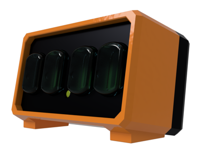 nixie clock case qteb 3d print model - Mito3D
