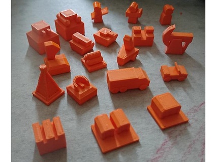 prototype war game pieces vikingfabian 3d print model - Mito3D