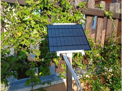pequeña solar caja apoyo panel suelo humedad sensor angelo 3d print model - Mito3D