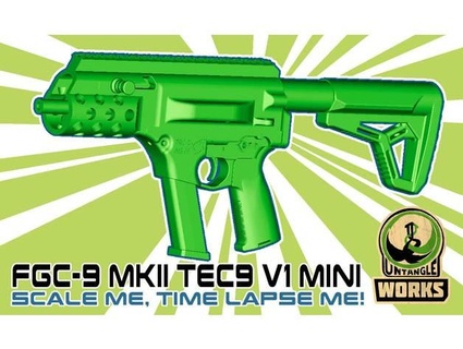 fgc9 mk ii tec9 v1 mini çözmek 3d print model - Mito3D
