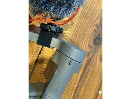 dji osmo mobile 3 adapter mount rode microphone verchromterzuendfunke 3d print model - Mito3D