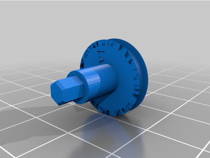 rainuré ring friction roue Axel fractale fra capteur bladerunnerxrc 3d print model - Mito3D