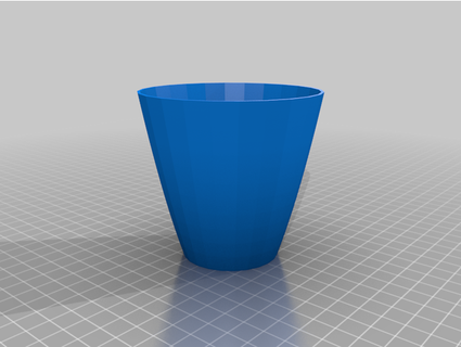 simple flower plant pot gmierz 3d print model - Mito3D