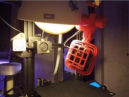 titreşim sönümleme Kulp destek 40 mm sunucu hayran gopro binmek 3d print model - Mito3D