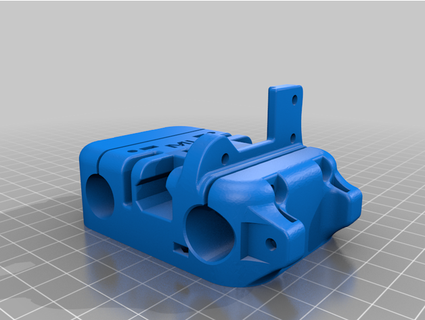 anycubic i3 mega x-carriage mk4 45 + 46mm version freakezoid 3d print model - Mito3D