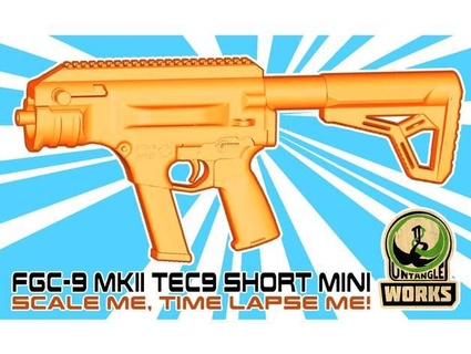 fgc9 mk-ii tec9 short mini untangle 3d print model - Mito3D