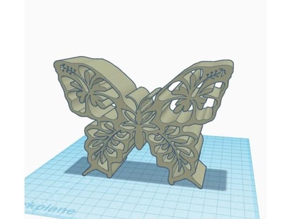 desktop object butterfly 4 rkxone 3d print model - Mito3D