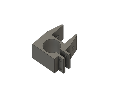 lineal cromado acero varilla 12mm montar + rodamiento soporte forajido 3d print model - Mito3D