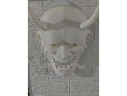 maschera giapponese flishboll 3d print model - Mito3D