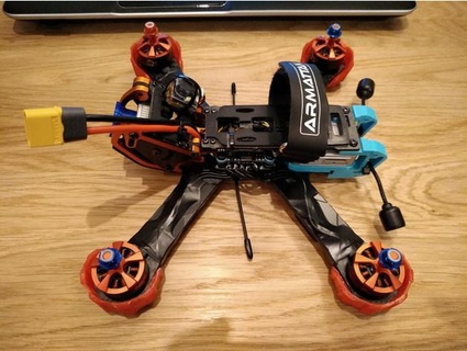 dji puda camaleonte fpv drone armattan clone aria unità cranstonfpv 3d print model - Mito3D