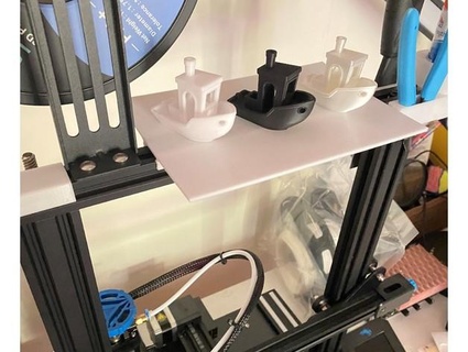 shelf holding benchies 3d printer miguelpie 3d print model - Mito3D